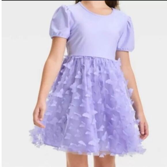 NWT Wicked Glinda Purple Butterfly dress - Picture 1 of 9